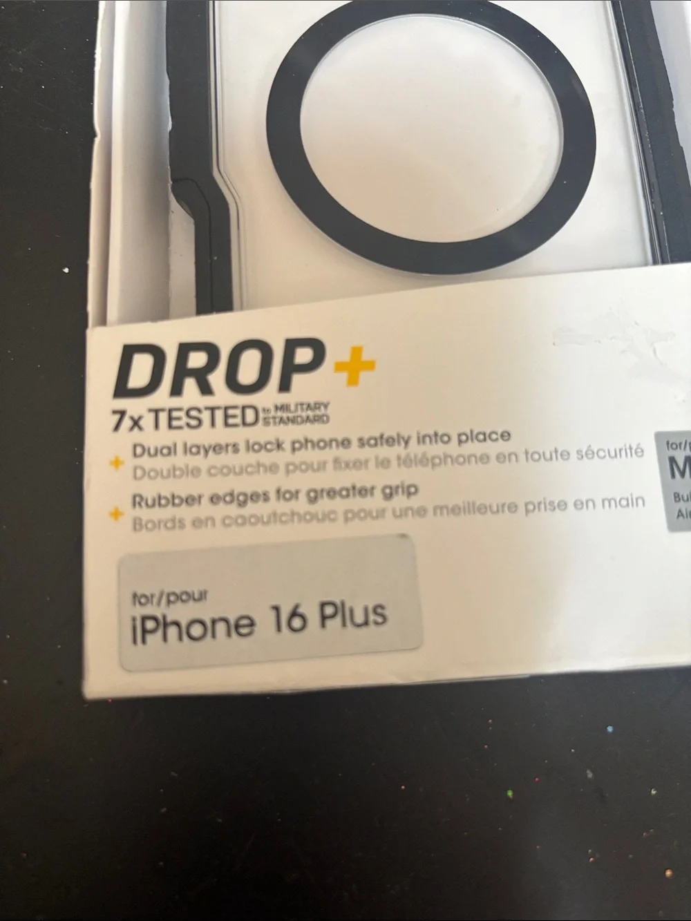 OtterBox Defender Pro XT Case for iPhone 16 Plus - Clear and Black